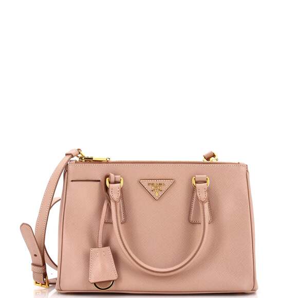 Prada Double Zip Lux Tote Saffiano #176928P89B - Picture 1 of 10